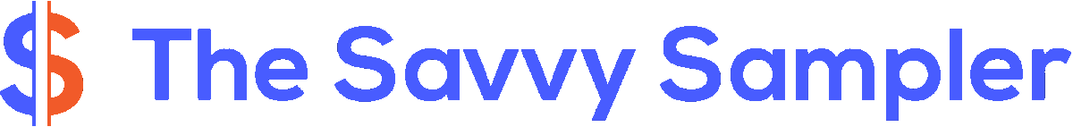 The Savvy Sampler logo horizontal