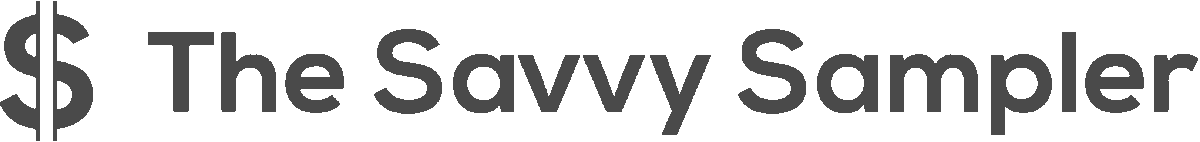 The Savvy Sampler logo horizontal